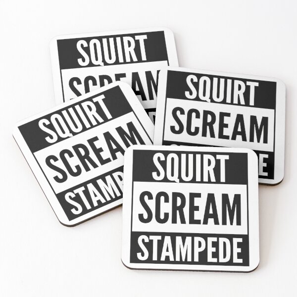 Item preview, Squirt Scream Stampede designed and sold by BobPagani.
