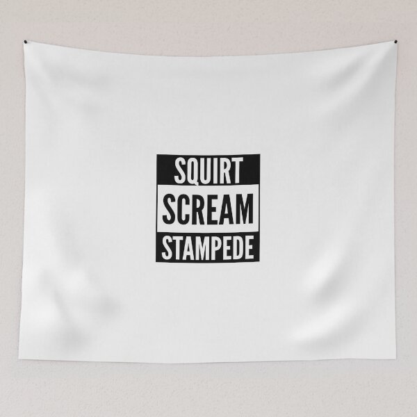 Item preview, Squirt Scream Stampede designed and sold by BobPagani.