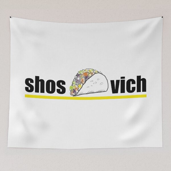 Item preview, shostakovich pun designed and sold by Black-Mak.