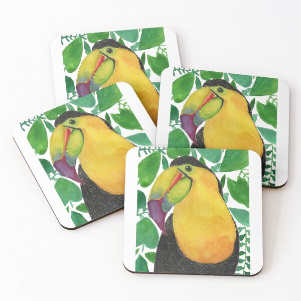 Item preview, Watercolour Toucan  designed and sold by TortoiseshellDesignStudio.
