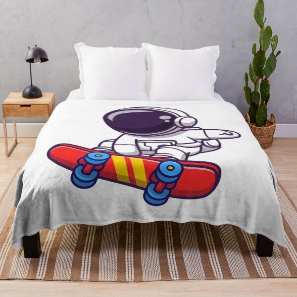Item preview, Astronaut skateboard designed and sold by wolfncat.