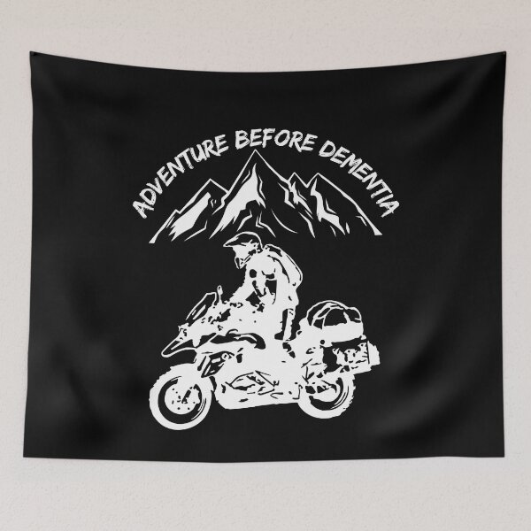 Item preview, Adventure Before Dementia Funny Mountain Adventure Motorcycle designed and sold by Vrabis.