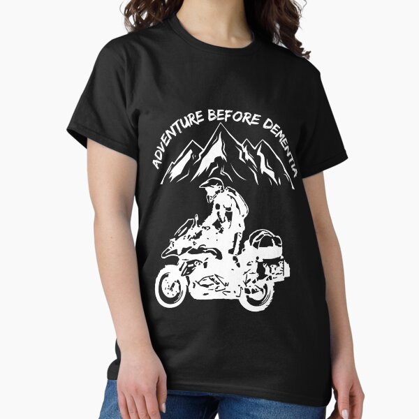 Item preview, Adventure Before Dementia Funny Mountain Adventure Motorcycle designed and sold by Vrabis.