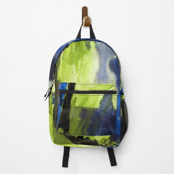 Item preview, Window Abstract Apple Green & Blue designed and sold by Niina  Niskanen.