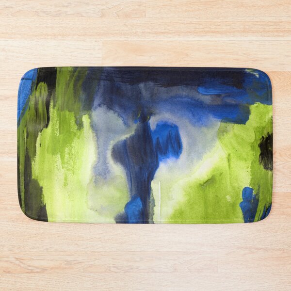 Item preview, Window Abstract Apple Green & Blue designed and sold by Niina  Niskanen.