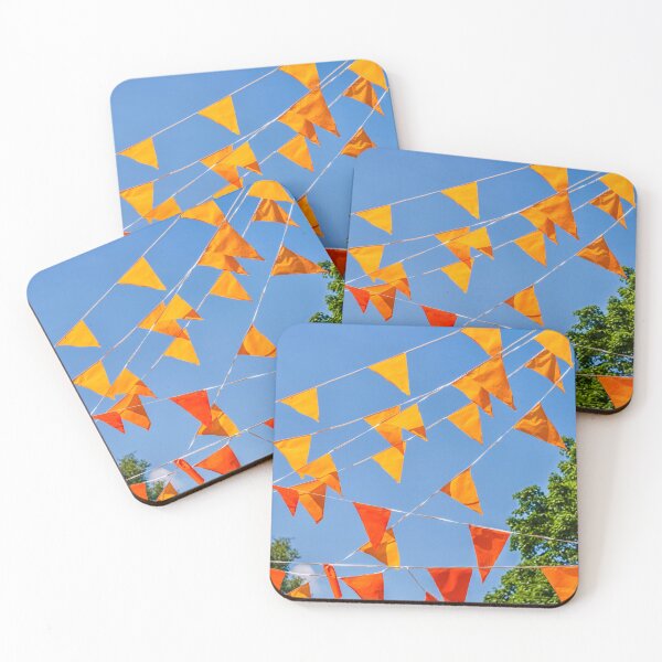 Item preview, A celebration with orange flags in The Netherlands designed and sold by Photopat.