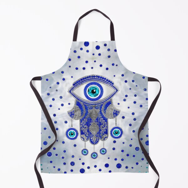 Item preview, Hamsa Hand -Hand of Fatima Lapis Lazuli and Silver designed and sold by k9printart.