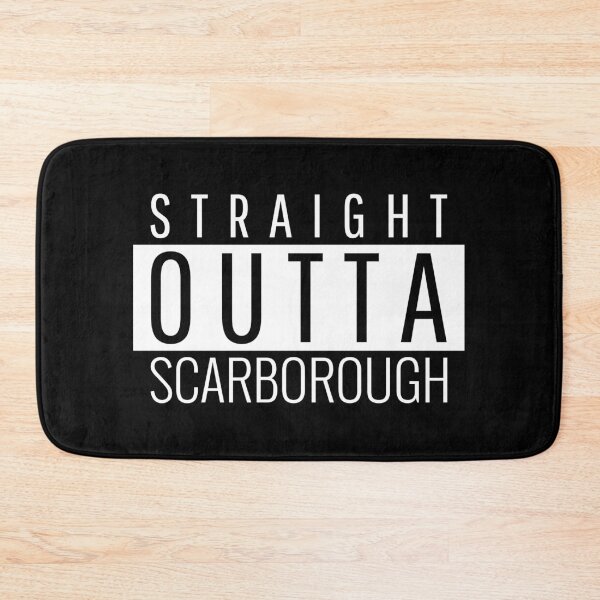 Item preview, Straight Outta Scarborough North Yorkshire designed and sold by Teelogic.