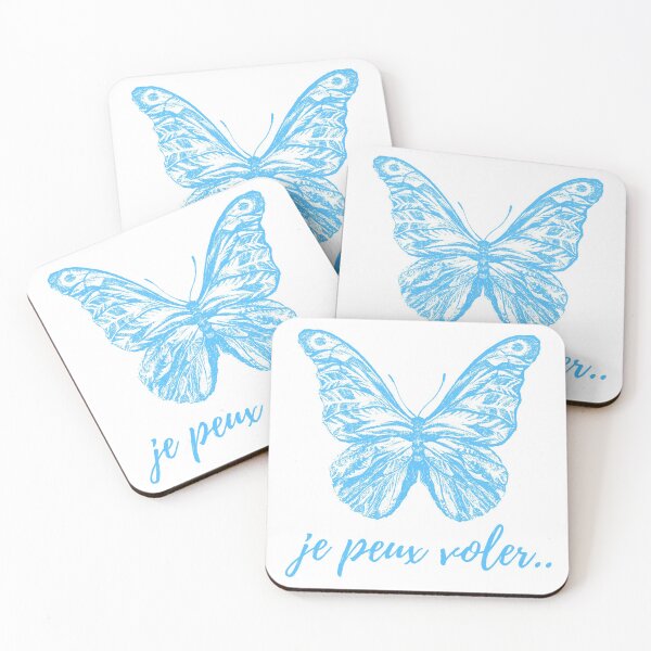 Item preview, I can fly - popular french quotes lovers theme gifts (light blue) designed and sold by RebelliousRosee.