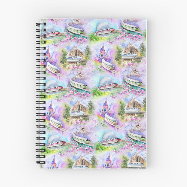 Item preview, Watercolor WDW Monorail designed and sold by Rainbows Galore.