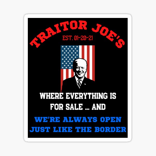 Traitor Joes Sticker