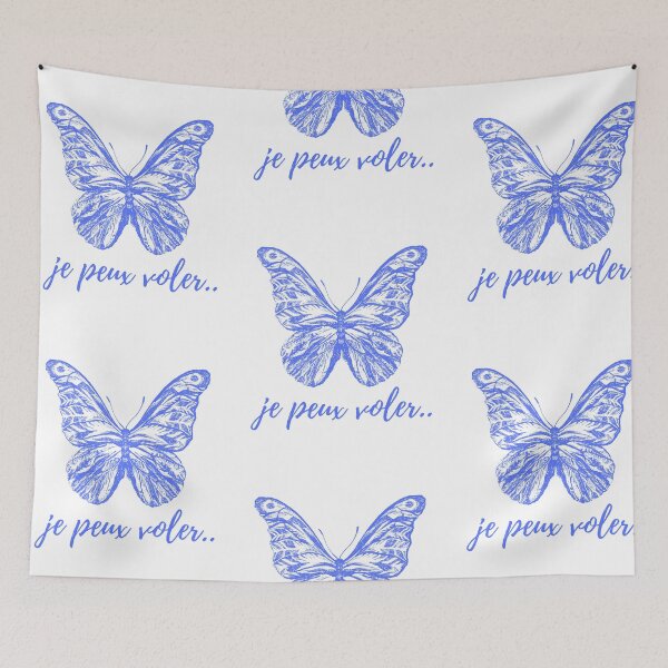 Item preview, I can fly - popular french quotes lovers theme gifts (royal blue) designed and sold by RebelliousRosee.