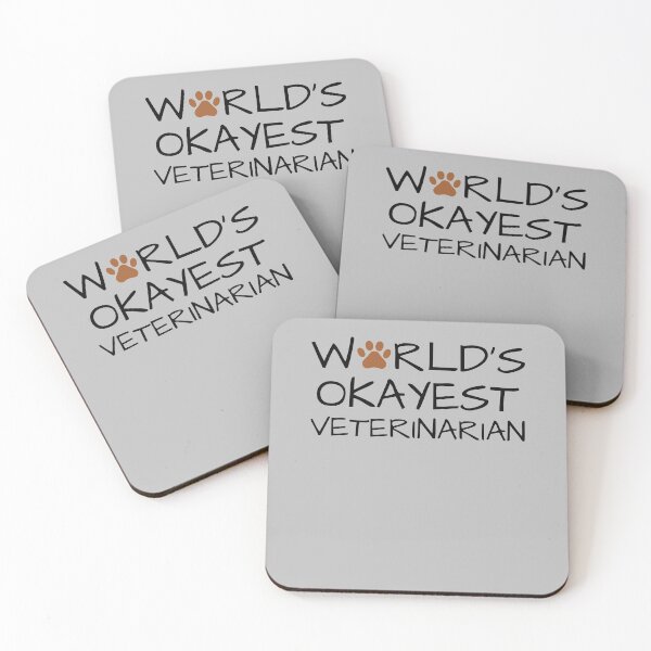 Item preview, World's Okayest Veterinarian Funny Vet designed and sold by ByTekk.