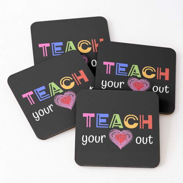 Item preview, Teach your heart out, teacher life designed and sold by sirina2796.