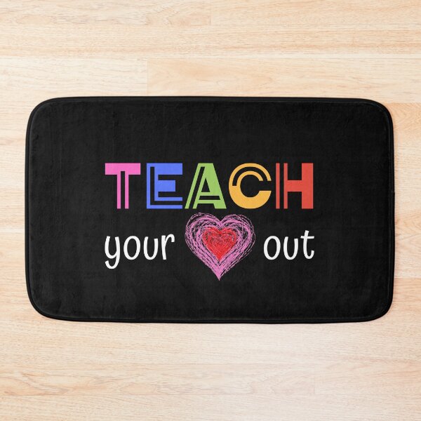 Item preview, Teach your heart out, teacher life designed and sold by sirina2796.