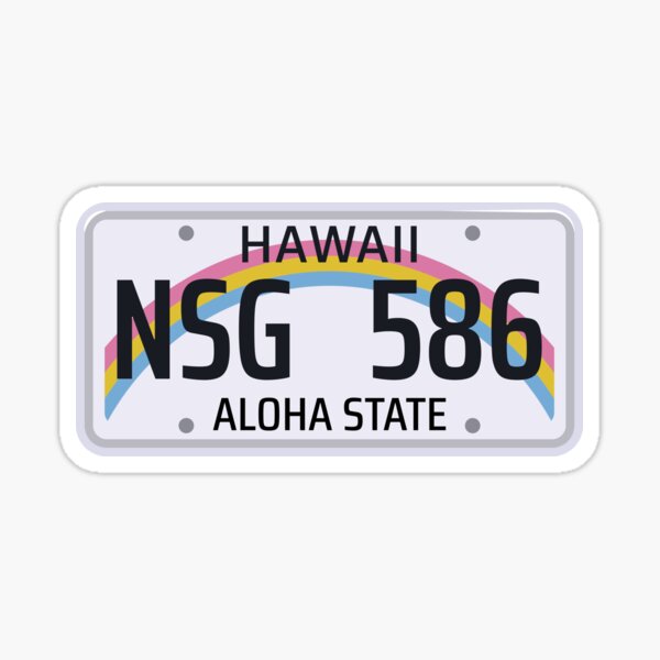 Item preview, Hawaii State License Plate designed and sold by razvigod.