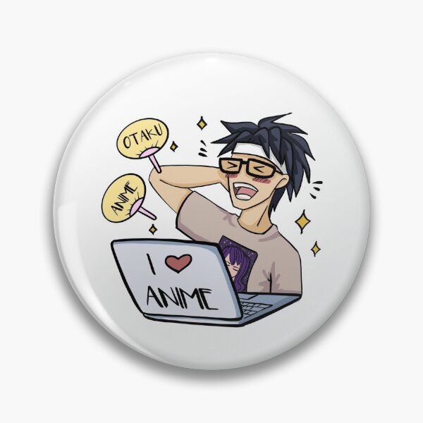 Item preview, Anime Otaku guy designed and sold by BunNcurry.