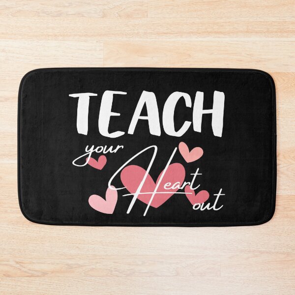 Item preview, Teach your heart out, teacher life designed and sold by sirina2796.