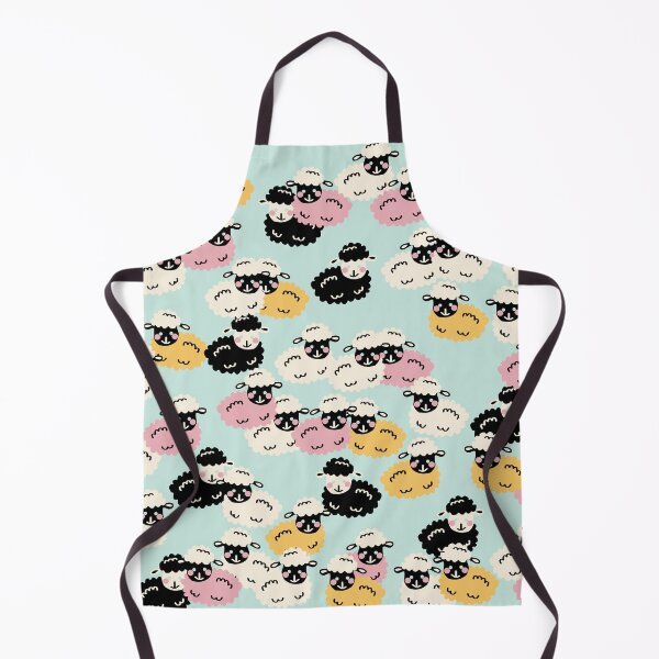 Item preview, Cute Sheep on blue Background designed and sold by kapotka.