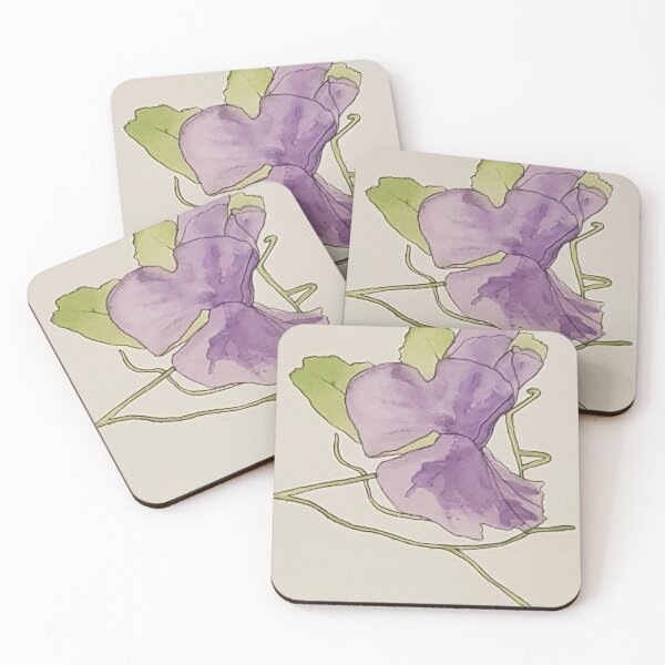 Item preview, Watercolour Sweet Pea designed and sold by AbnormalLoad.
