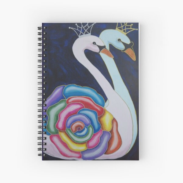 RoseSwans Spiral Notebook