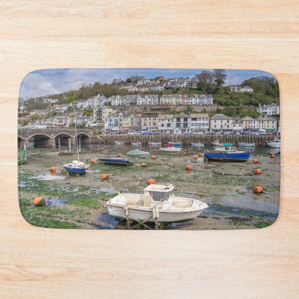 Item preview, Looe bridge and boats  designed and sold by hawkie.