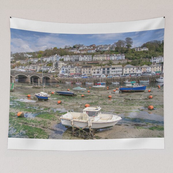 Item preview, Looe bridge and boats  designed and sold by hawkie.