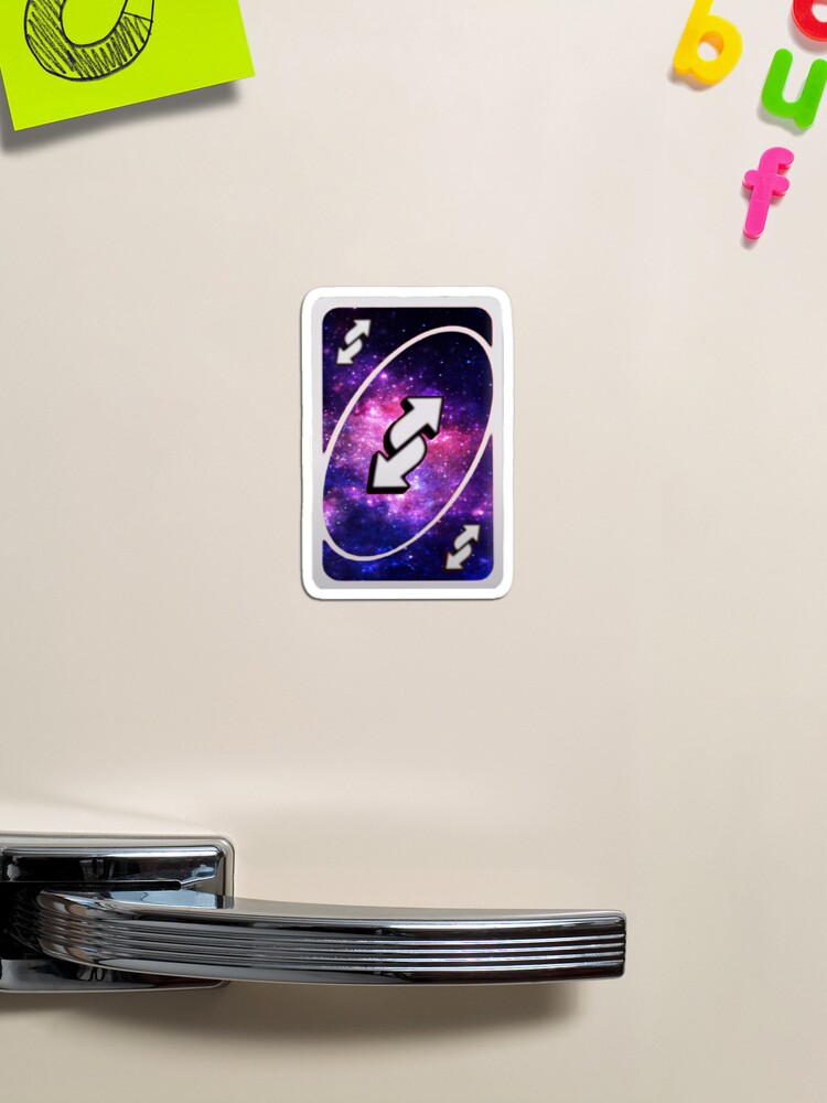 Galaxy uno reverse card Magnet for Sale by WEShop23