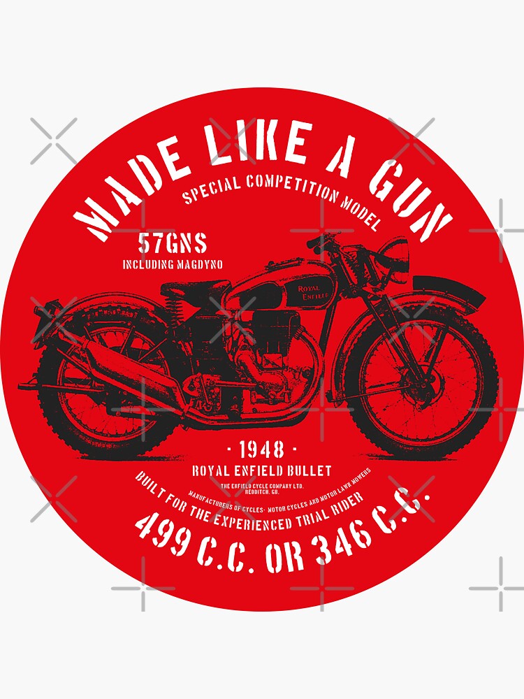 Royal Enfield Bullet Stickers for Sale - Pixels