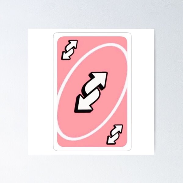 Copy of Copy of Galaxy uno reverse card pink Greeting Card for