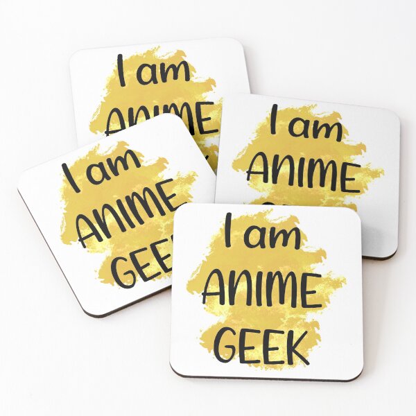 Item preview, I am ANIME GEEK yellow designed and sold by BunNcurry.