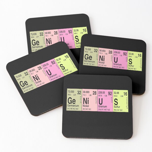 Item preview, GENIUS PERIODIC TABLE designed and sold by T-paw.