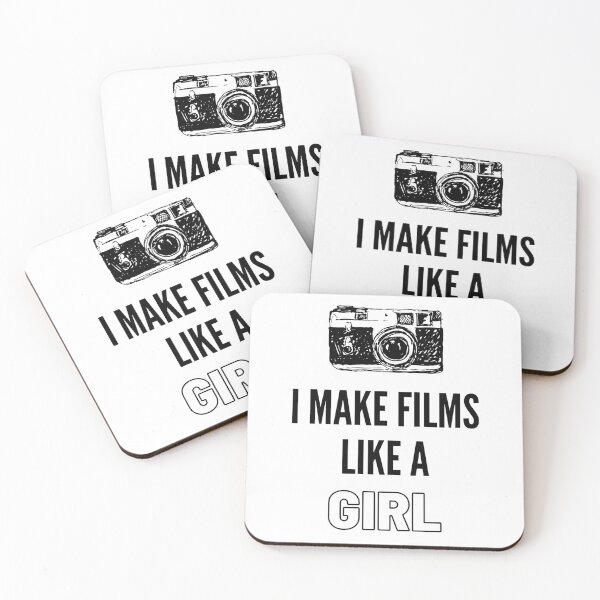 Item preview, I make films like a girl designed and sold by She Filmmaker.