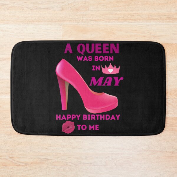 Item preview, A Queen Was Born In May Happy Birthday To Me designed and sold by BhavyaBathla.