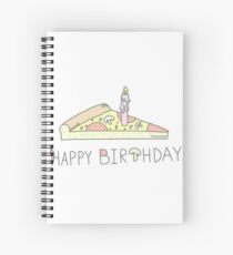 Alles Gute zum Geburtstag Pizza Spiralblock
