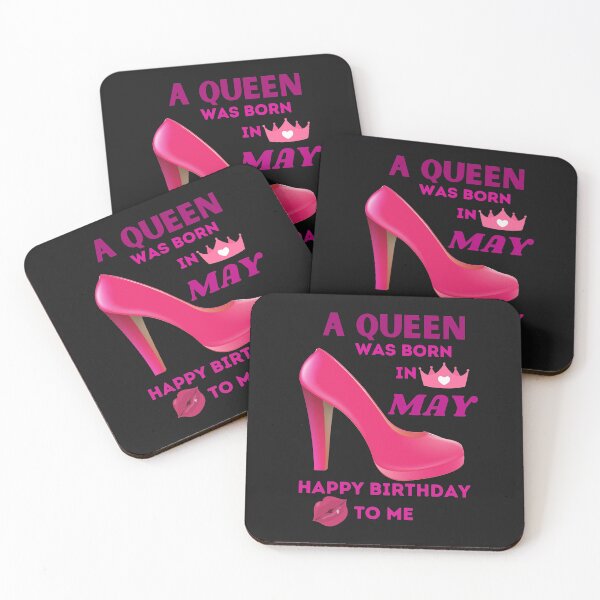 Item preview, A Queen Was Born In May Happy Birthday To Me designed and sold by BhavyaBathla.