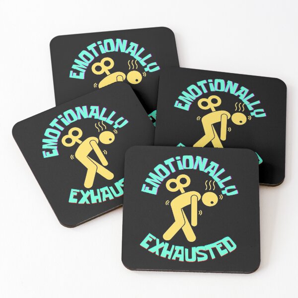 Item preview, Emotionally exhausted human. designed and sold by Tropium-Designs.