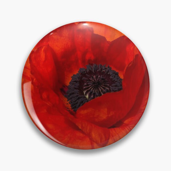 Item preview, Bold Crushed Silk - Big and Beautiful Red Poppy designed and sold by Georgia Mizuleva.