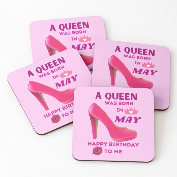 Item preview,  A Queen Was Born In May Happy Birthday To Me designed and sold by BhavyaBathla.