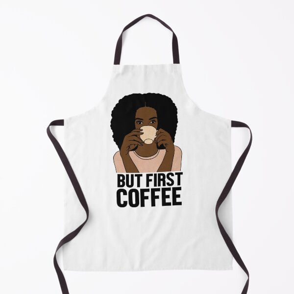 Item preview, But First Coffee, Afro Woman, Coffee Lover  designed and sold by Logiamerch.