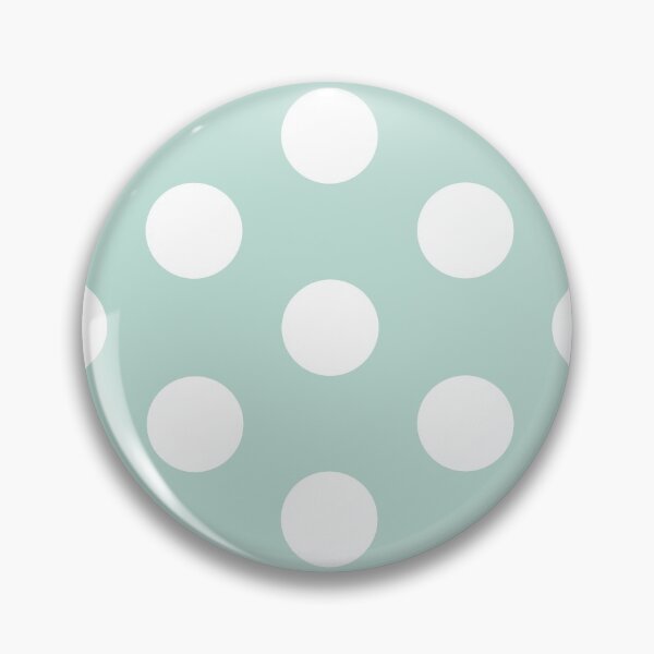 Item preview, Large WHITE and MINT GREEN POLKA DOTS  designed and sold by RachelMacht.