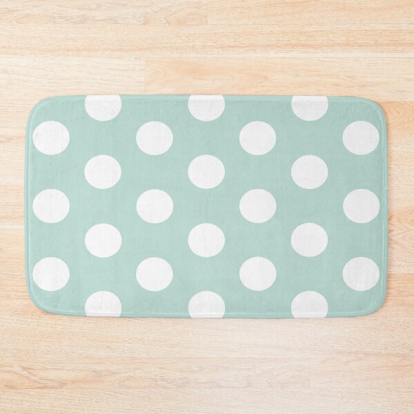 Item preview, Large WHITE and MINT GREEN POLKA DOTS  designed and sold by RachelMacht.