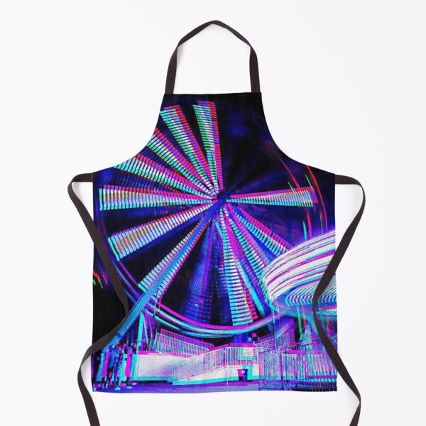 Item preview, Ferris Wheel Vaporwave Glitch Art designed and sold by glitchhub.