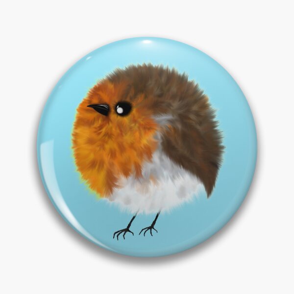 Item preview, Fluffball Robin designed and sold by GBUnique2018.
