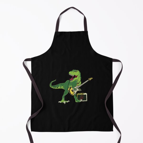 Item preview, T-Rex with Guitar Dinosaur Rock GItarrist Children designed and sold by Lenny Stahl.