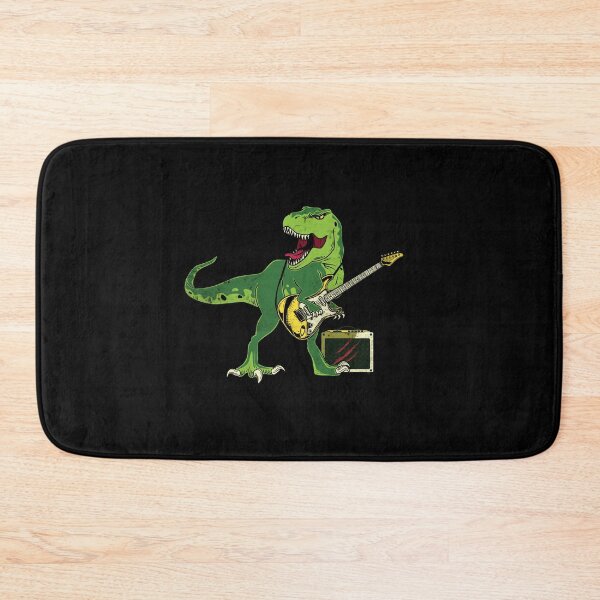Artikelvorschau, T-Rex mit Gitarre Dinosaurier Rock GItarrist Kinder entworfen und verkauft von Lenny Stahl.