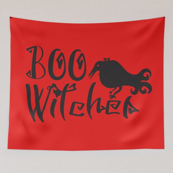 Item preview, boo witches raven halloween magic goth  designed and sold by toastygoat.