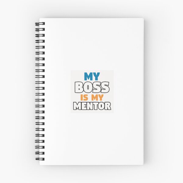 Item preview, My Boss is My Mentor  designed and sold by aamnachaudhry.