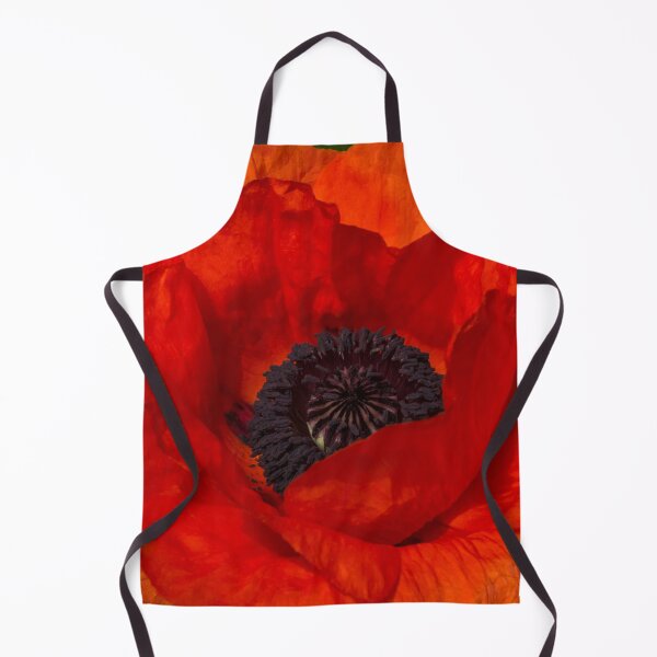 Item preview, Bold Crushed Silk - Big and Beautiful Red Poppy designed and sold by Georgia Mizuleva.