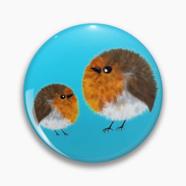 Item preview,  Fluffball Robin Duo designed and sold by GBUnique2018.